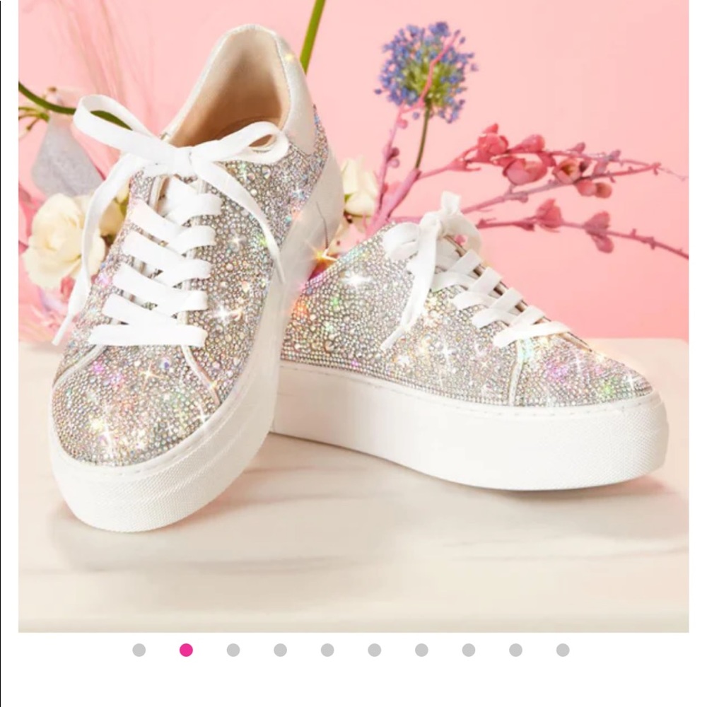 Betsey Johnson Sidny Rhinestone sneakers